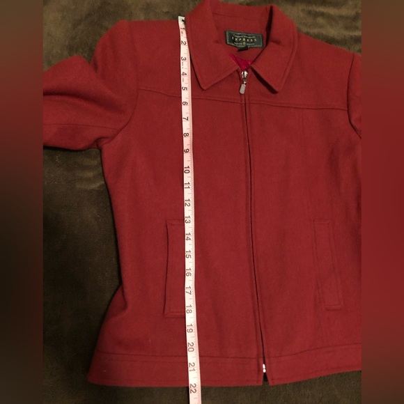 Red wool jacket Express - Picture 9 of 9